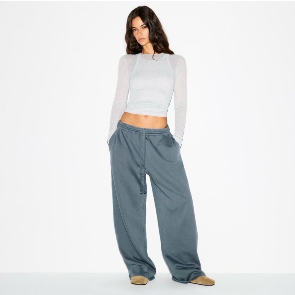 Skims Boyfriend Fleece Sweatpants, NWT Medium